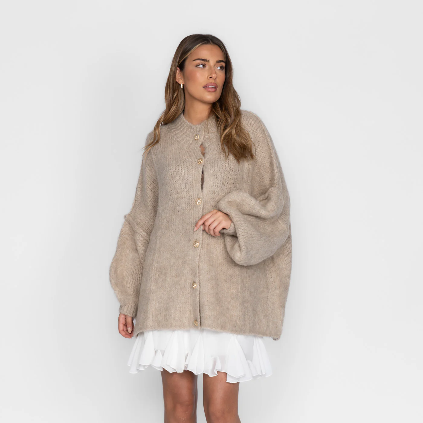 Ultra Softer Oversized Cardigan "CozyGlam" - Image 8