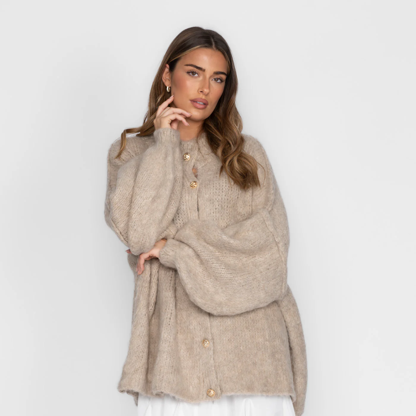 Ultra Softer Oversized Cardigan "CozyGlam" - Image 9